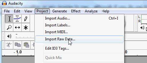 Import Raw Data