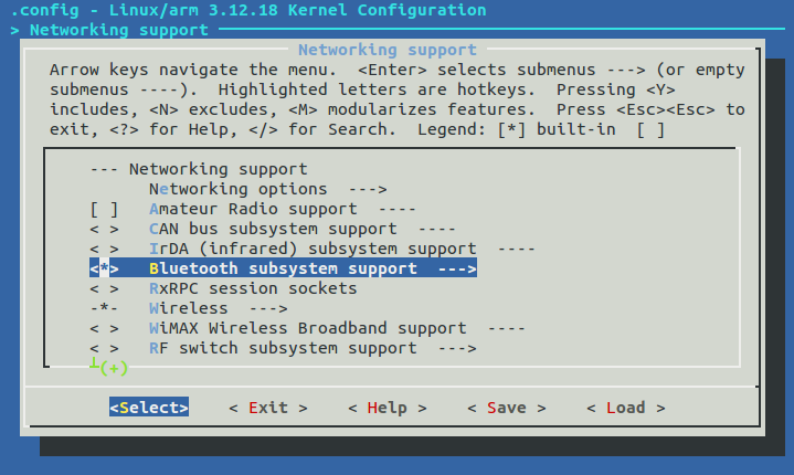 Bluetooth subsystem support
